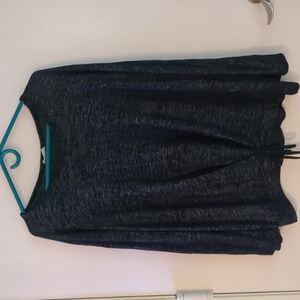 Prospect Blvd Women's 3X Lightweight Black And Grey Sweater